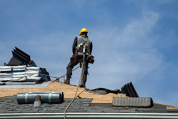 Professional Roofing technician working in Bay Saint Louis, MS